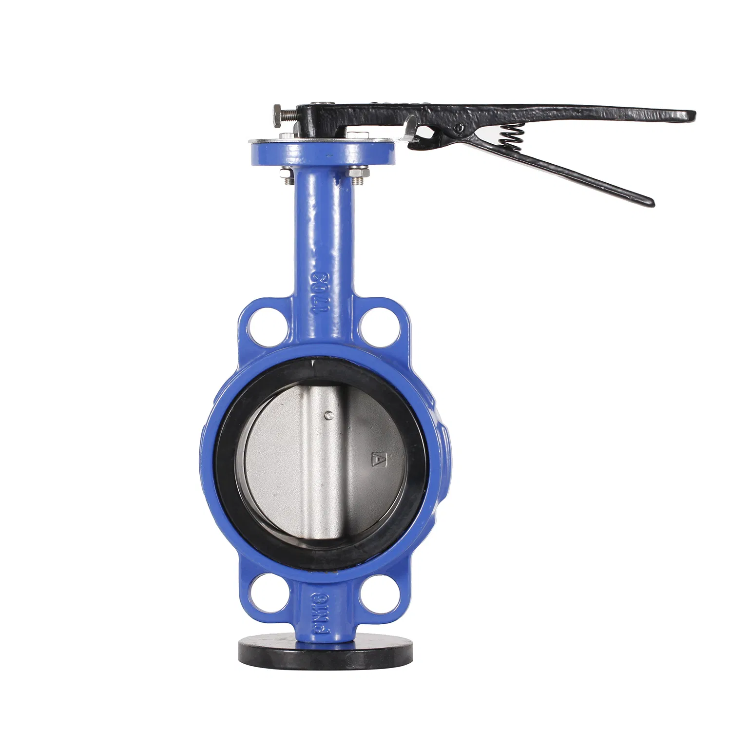 Válvula de mariposa de línea central de oblea API 609 con sello de goma de asiento EPDM con cuerpo Di de 4 pulgadas y 8 pulgadas con aprobación CE